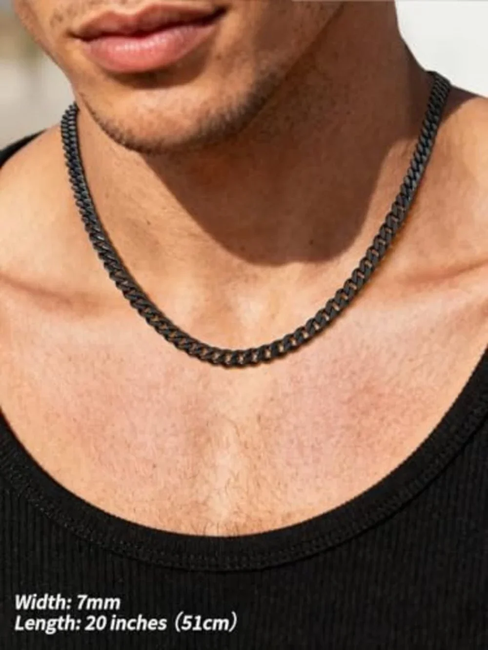 Chunky Gold Plated Curb Chain Necklace for Men | Hip Hop Cuban Link Neck Chains